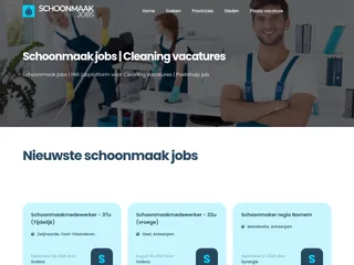 Schoonmaakjobs.be screenshot preview