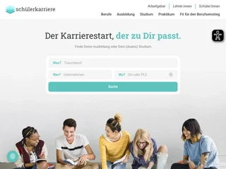 Schülerkarriere platform preview Schülerkarriere platform preview
