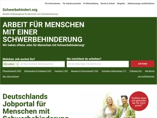 Schwerbehindert.org platform preview Schwerbehindert.org platform preview