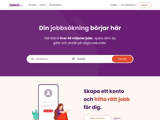 Talent.com screenshot preview