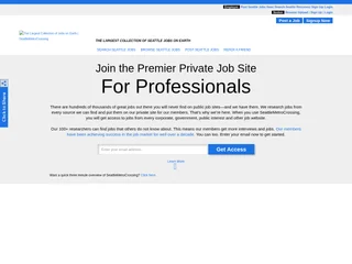 SeattleMetroCrossing.com platform preview SeattleMetroCrossing.com platform preview