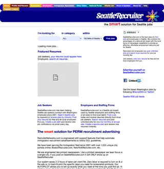 SeattleRecruiter.com platform preview