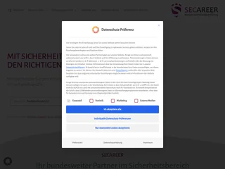 SECAREER screenshot preview