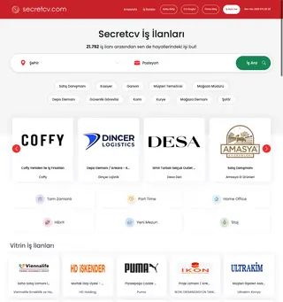 Secretcv.com platform preview