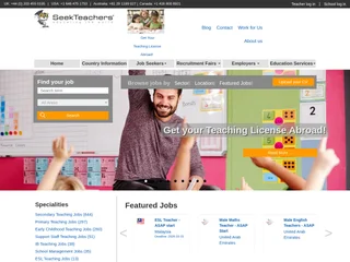 SeekTeachers platform preview