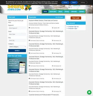SellingJobs.com platform preview