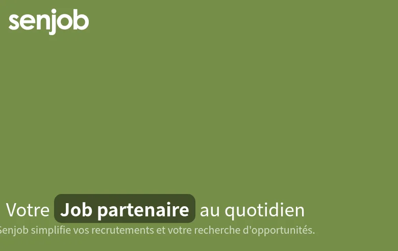 Senjob screenshot Senjob job board platform screenshot showing job search interface