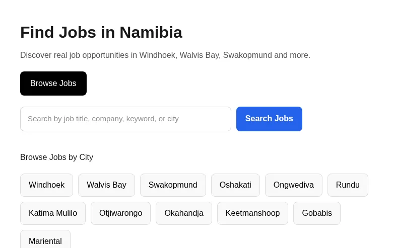 JobHook screenshot JobHook job board platform screenshot showing job search interface