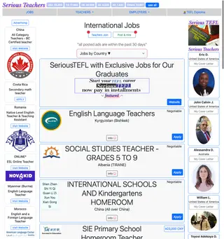 SeriousTeachers platform preview
