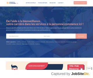 Services à la Personne-Job platform preview