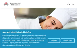 Sezonski poslovi | HZZ Burza rada screenshot preview