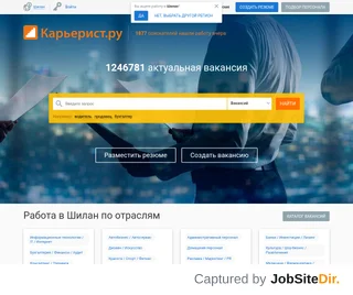 Карьерист.ру — Шилан screenshot preview