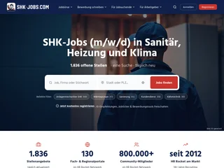SHK-Jobs.com platform preview