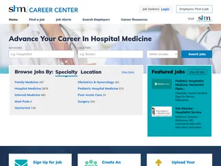 SHM Career Center screenshot preview