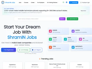 ShramIN Jobs platform preview ShramIN Jobs platform preview