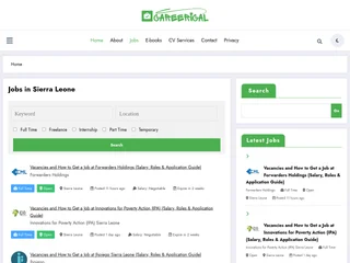 Careerical Sierra Leone platform preview Careerical Sierra Leone platform preview