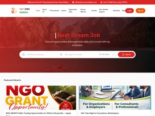SILF Jobs Nigeria platform preview SILF Jobs Nigeria platform preview