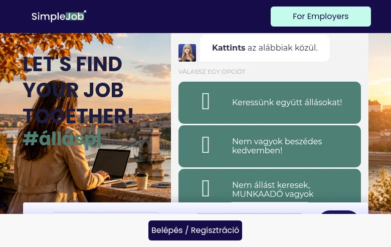 Simplejob screenshot Simplejob job board platform screenshot showing job search interface