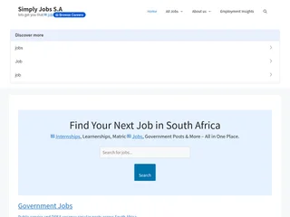 Simply Jobs S.A platform preview Simply Jobs S.A platform preview