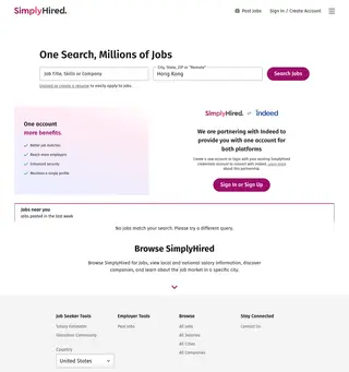 SimplyHired screenshot preview