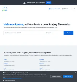 Jooble screenshot preview