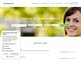 Skolejobs.dk screenshot preview