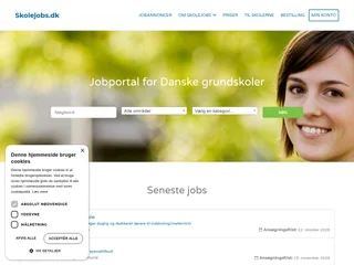 Skolejobs.dk platform preview Skolejobs.dk platform preview