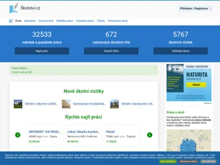 Školství.cz screenshot preview Školství.cz screenshot preview