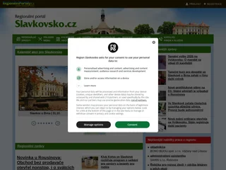 Slavkovsko.cz screenshot preview Slavkovsko.cz screenshot preview