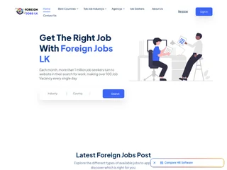 Foreign Jobs LK screenshot preview