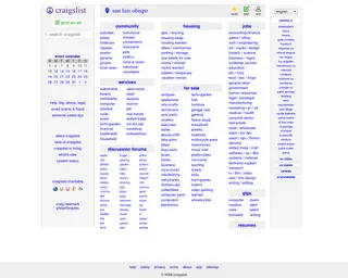 craigslist: San Luis Obispo screenshot preview