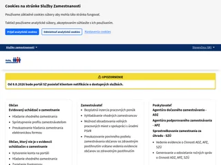 Služby zamestnanosti platform preview