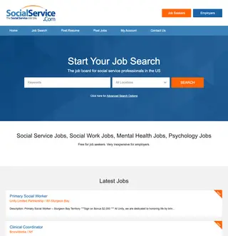 SocialService.com screenshot preview