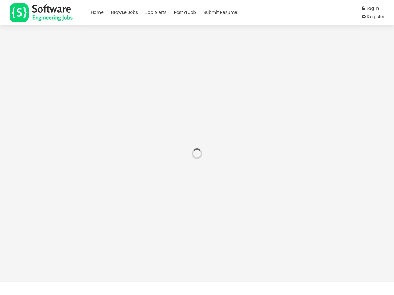 Software Engineering Jobs UK screenshot Software Engineering Jobs UK job board platform screenshot showing job search interface