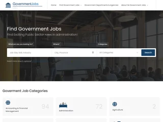 South African Government Jobs screenshot preview