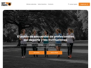 Soy Profe platform preview Soy Profe platform preview