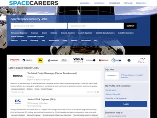 Space-Careers platform preview Space-Careers platform preview