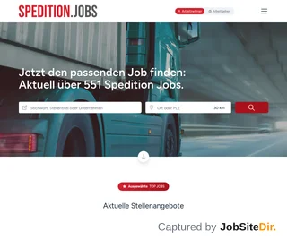 SPEDITION.JOBS platform preview