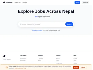 SpireJob platform preview SpireJob platform preview