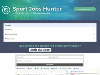 Sport Jobs Hunter screenshot preview