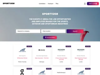Sportyjob screenshot preview Sportyjob screenshot preview