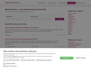 Správný krok.cz platform preview