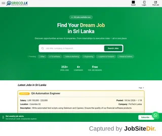 Srieco.lk platform preview