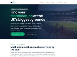 Stadium Jobs screenshot preview Stadium Jobs screenshot preview