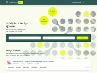 Stadjobb.nu screenshot preview