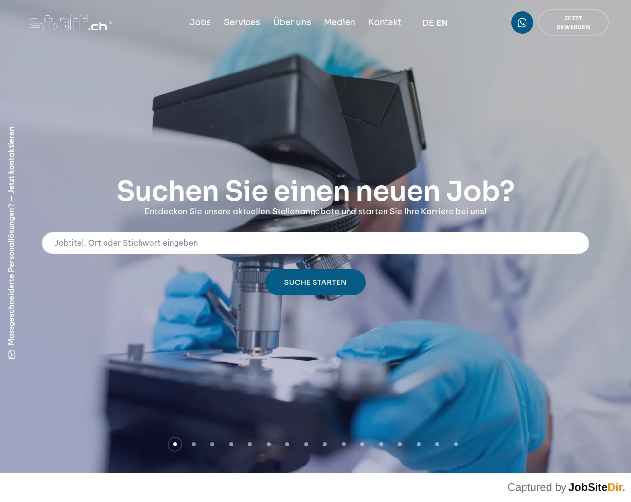 staff.ch website screenshot