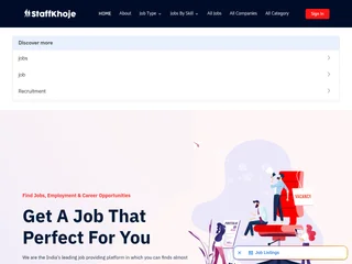 StaffKhoje.com screenshot preview
