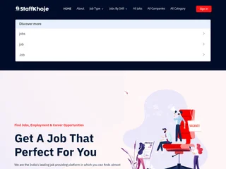 StaffKhoje.com platform preview