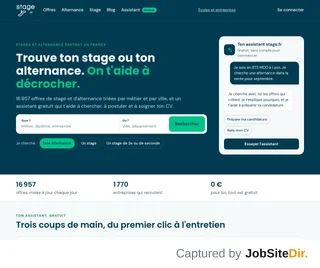 Stage.fr screenshot preview Stage.fr screenshot preview