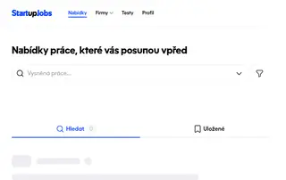 StartupJobs.cz platform preview